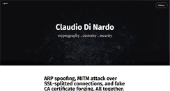 Desktop Screenshot of claudiodinardo.com